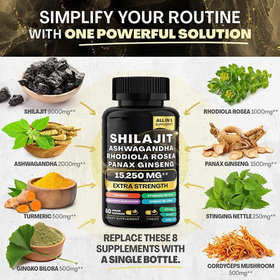 BetterLyfe Sea Moss & Shilajit Capsules