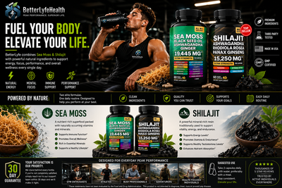 BetterLyfe Sea Moss & Shilajit Capsules