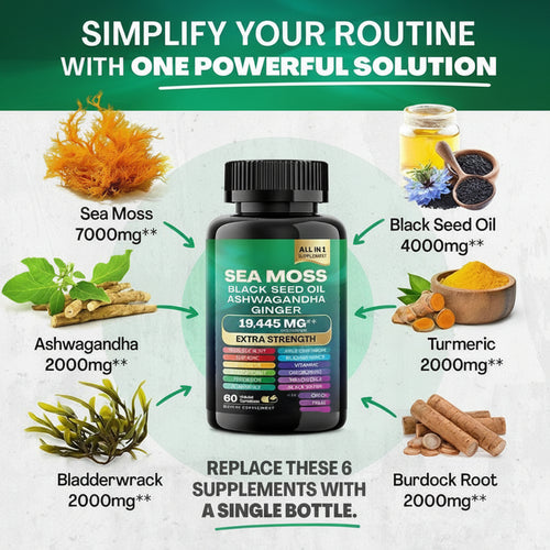 BetterLyfe Sea Moss & Shilajit Capsules